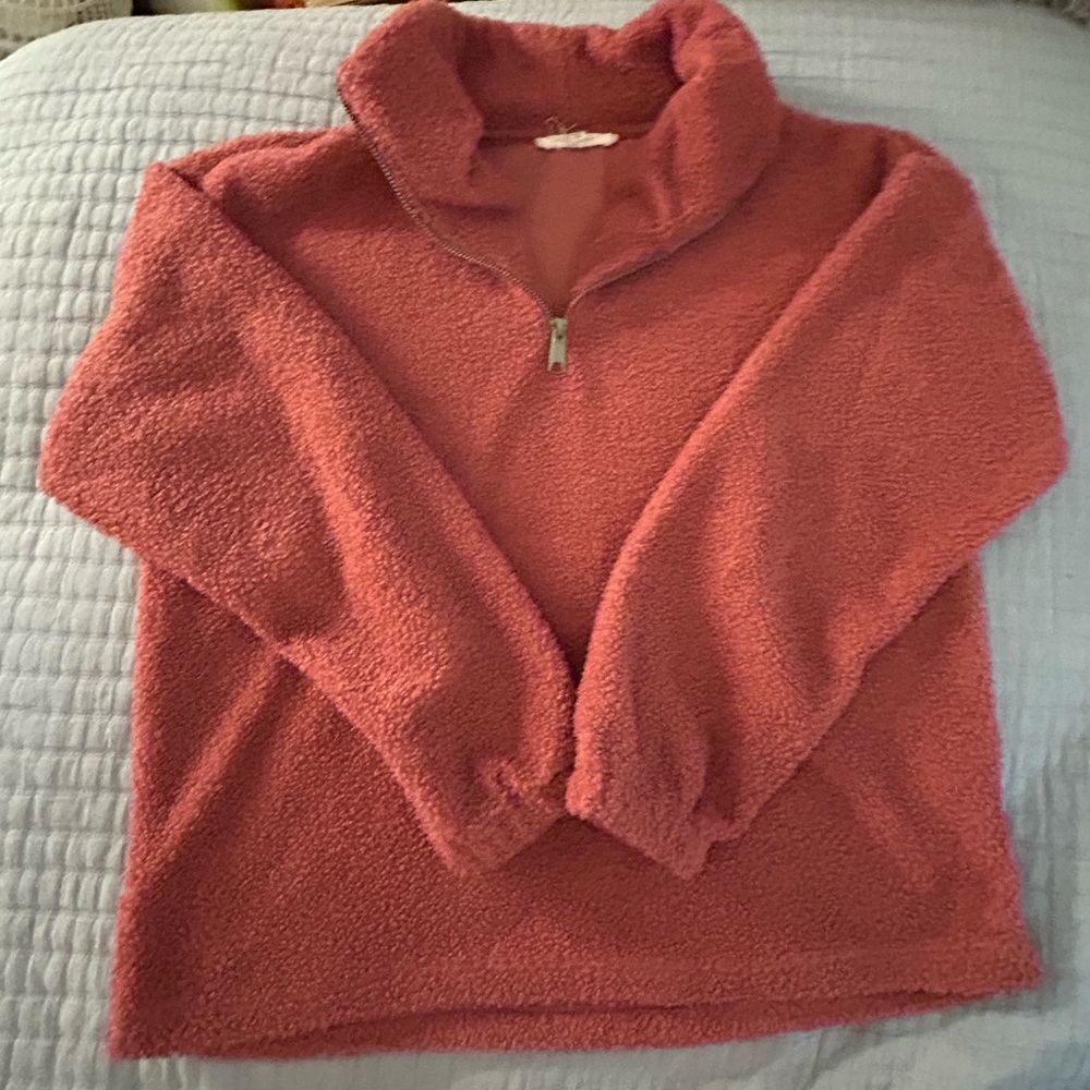 Workshop Republic Clothing Warm Rust Fleece